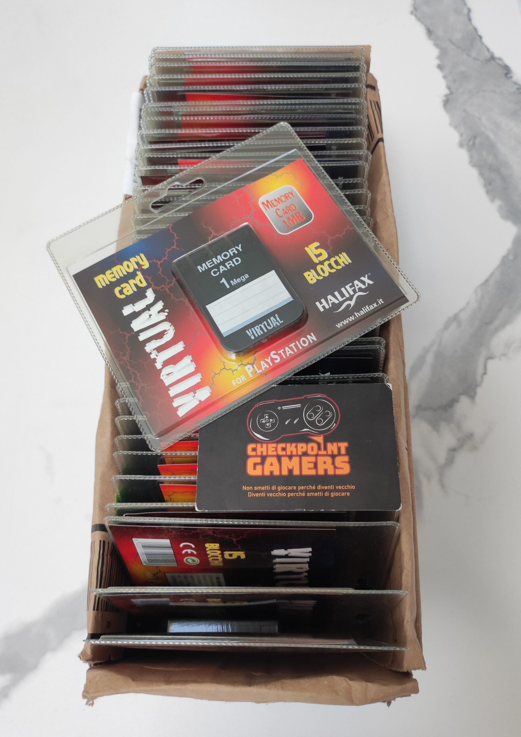 Memory Card PS1 compatibile